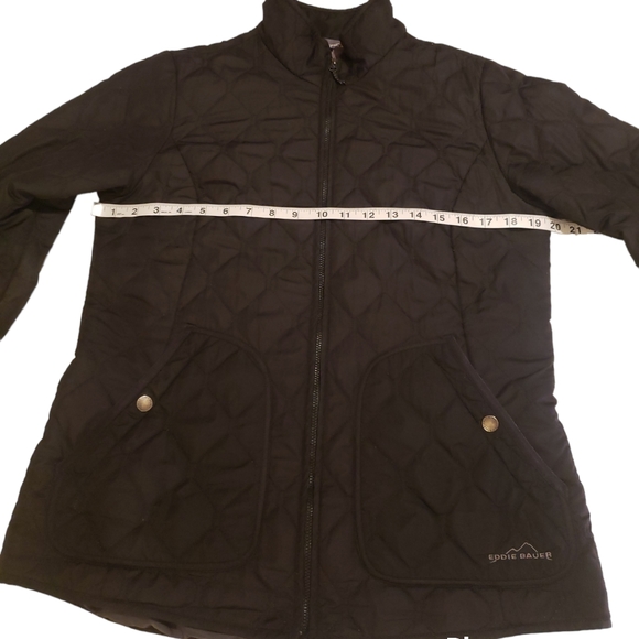Eddie Bauer Women's Medium Mod Quilt Light Jacket - Picture 3 of 7